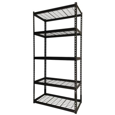 China Universal 5-Tier Metal Garage Shelf Warehouse Shelving Unit Corrosion Protection Storage Rack Shelves Adjustable Duty Heavy Duty Organization for sale