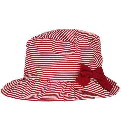 China COMMON Chinese Products Wholesale Fashion Striped Print Outdoor Bucket Hat Hat Children For Kids for sale