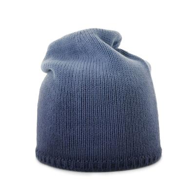 China COMMON hat warm knit hats for adult fashion soft style yarn oversized winter beanie with tie dye effect for sale