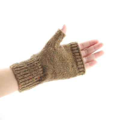 China Popular Eco-friendly Winter Keep Stitch Warmer Colorful Yarn Knitting Glove for sale