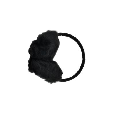 China Adjustable Solid Warm Fluffy Winter Faux Earmuff Fashion Band Fur Earmuffs for sale