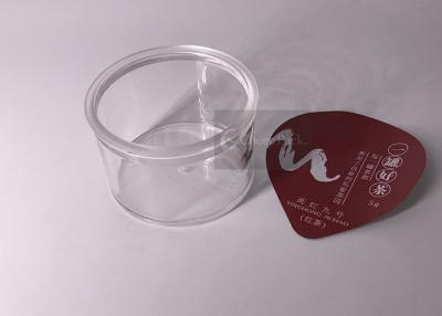 Chine Petit Contaciners en plastique transparent professionnel 35 grammes pour l'emballage de thé à vendre