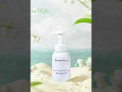 Wholesale 200ml 300ml 400ml 500ml Cosmetic PET Foaming Cleanser Facial Foam Pump Soap Dispenser Bott