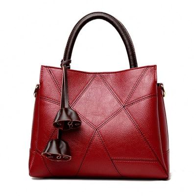 China Purse Hang Pu Flower Splicing Lichee Tote Handbags For Women 2021 fashion fashion large capacity leather for sale