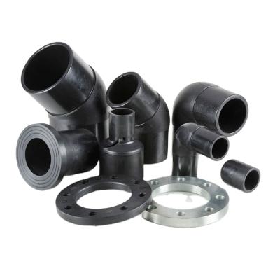 China Trust Corrosion Resistant 60mm HDPE Flexible Pipe Fittings Price List for sale