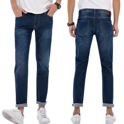 China Custom soft stretch new cotton breathable jeans plus size business mens jeans denim dress pants jeans pants for men for sale