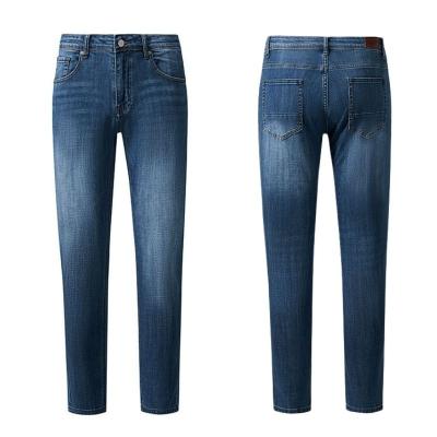 China Brand Breathable Classic Private Label Design Pants Vintage Factory Price Private Jeans Cut Up Blue Jeans Pants Style for sale