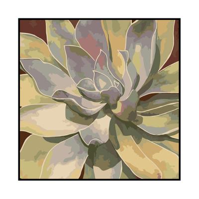 China CLASSIC Best Selling Plants Promotional Succulent Wall Canvas Diy Painted Oil Painting for sale