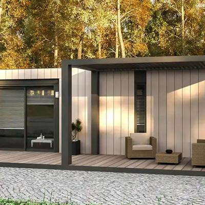 China Mid-Century Modern Latest best product in industry shipping container house luxury 4 beds room villa  main villa container for sale