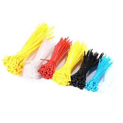 China Wholesale Customizable Cheap Colored Nylon Cable Tie Pa66 Tensile Strength Zip Tie for sale