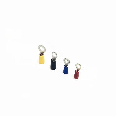 China Electrical Cable Connector Crimp Terminal Ring Fork Copper Insulated Terminal Hook for sale