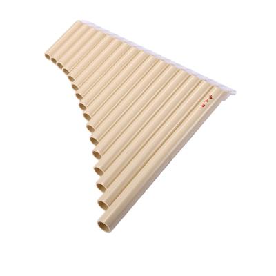 China Durable Chinese National Musical Instrument Pan Flute consists of 16 ABS pipes and polycarbonate mouthpieces for sale