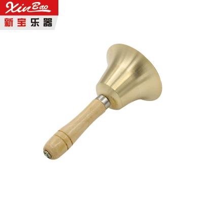 China Vintage Counter Household Service Copper Bell Hot Selling Brass Hand Bell 15CM/18CM/20CM/23CM for sale