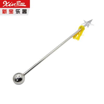 China Exquisite Silver ABS Stick Concert Stick Musical Instrument Metal Music Stick for Orchestra Stage Theater Show for sale