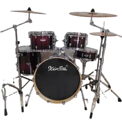 China Durable The Widely Used Beginner Drum Kit High End Acoustic Drum Kit for sale