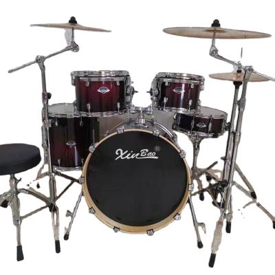 China Durable High Quality Maple Embedded Drum Kit Adult Kids Drum Kit for sale