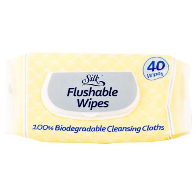 China eco-friendly & non-allergy wipes manufacturer Private Label Pre-moistened Flushable wet wipes for sale