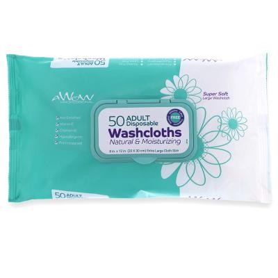 China Personal Care Alcohol Free Intimate Wipes , Adult Disposable Wash Cloths for sale