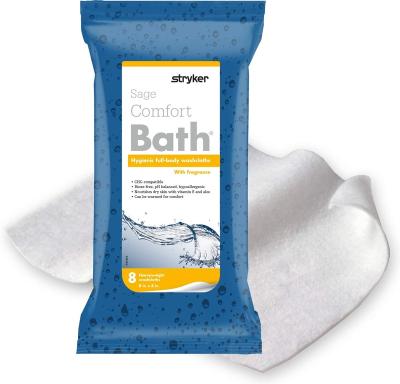 China eco-friendly & Large Size Non-allergy Hospital Bed Superior Bath Towelettes and Thick Sheets Non-Rinse Non-Bath Adult Bath Towels for sale