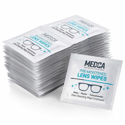 China Alcohol-Free Lens Cleaning Cloths, Pre-moistened Individually Wrapped Cleaner Cloths for iPads, Glasses, Camera Lenses, Laptop and Toys for sale