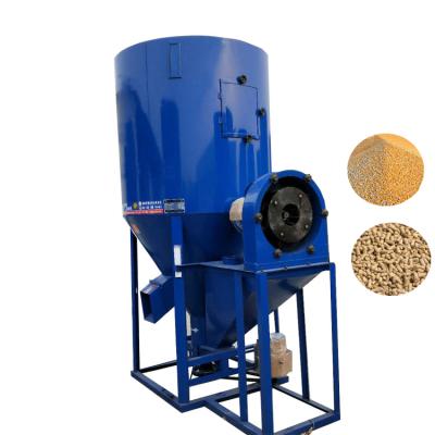 China Grain Feed Combine Cattle Chicken Animal Cattle Feeds Grinder Crusher And Mill Mixer Kneader for sale