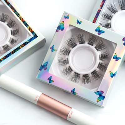 China Ultra Thin Strip Lashes FL4 Premade Fan 12/24 Group Lashes DIY Fan Pre Lashes Volume Lasehs DIY Eyelashes for sale