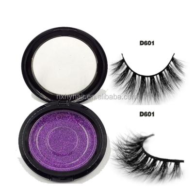 China Delicate wholesale private label eyelash case 3d mink glow bis flare custom plastic eyelashes for sale