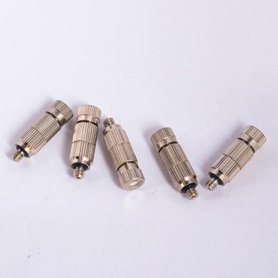 China Hotels Stainless Steel 2 Sections Anti Drip Fog Nozzle For Building Dusting Fog System for sale