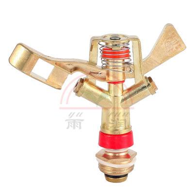 China Garden Farm Irrigation Lawn YURUN Plant Durable Metal Irrigation 1/2 Brass Oscillating Sprinkler Head for sale