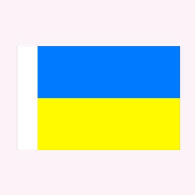 China High Quality Customizable Fine Workmanship Eco-Friendly Ukraine Flag Waterproof Eco-Friendly For Sale for sale