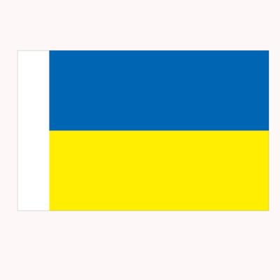 China Cheap High Quality Customizable Eco - Friendly Waterproof National And State Strap Ukraine Flag for sale