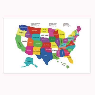 China Waterproof Eco-friendly Factory Directly Supply Custom National World Garden American Flag Map for sale