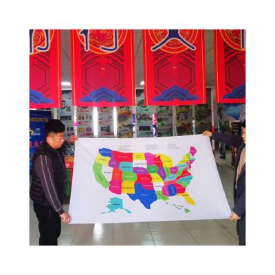 China Wholesale High Quality Eco-friendly Fine Performance Display Banner 3x5 American Flag Waterproof Custom Map for sale