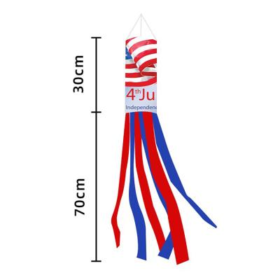 China High Quality Eco-friendly Waterproof Garden Decoration Festival Celebration Labor Day Windsock Flag For Sale for sale