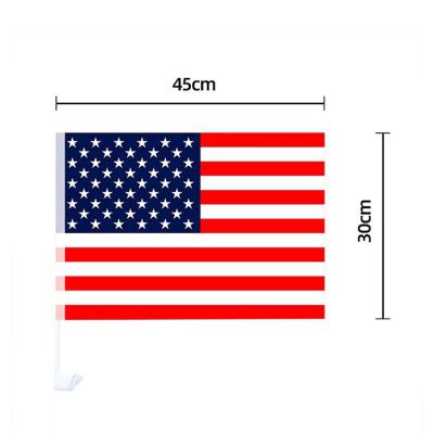 China Professional Waterproof Factory Window Digital Eco-friendly Sublimation Printing Car Flag For Sale for sale