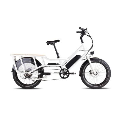 China Chinese Factory 20inch Electric Cargo Bike Aluminum Type Family Horse e Bike Alloy Cargo Electric Bicycle for sale