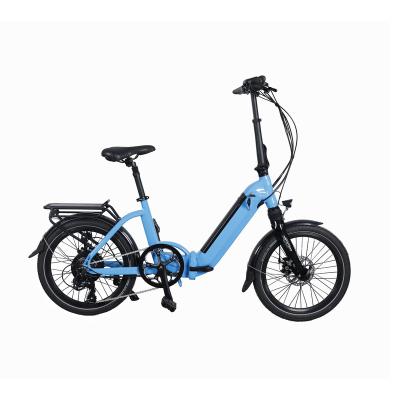 China New come aluminum 250w 16-20 inch cheap adult folding bike with 7 speed SHIMANO electric city bicycle ebike for sale