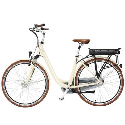 China 2022 cheap new arrival 36v 250w aluminum alloy city electric bike with suspension fork 3 speed inner ebike for sale