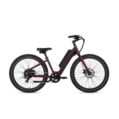 China 2022 new arrival 36v 350w alloy brushless rear hub aluminum motor 27.5 inch mountain electric bicycle for sale