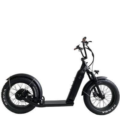 China New arrival 48v 500w unisex ebike 2 wheel fat tire kick scooter bicycle with front and rear basket electric bicycle for sale