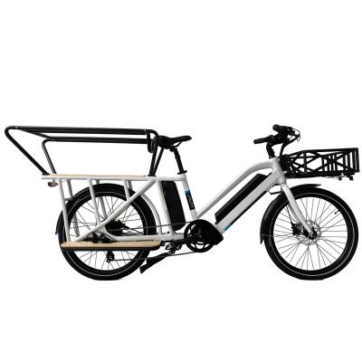 China Latest CE aluminum alloy 2022 service certification 250w 500w 750w ebike electric cargo bike for family use electric bicycle for sale