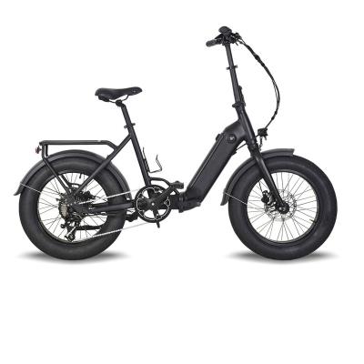 China Aluminum alloy mini folding ebike 500w fat tire electric portable dirt bike for sale