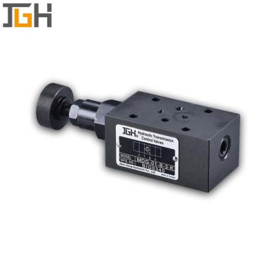 China Modular Remote Control Hydraulic Machinery MDG Relief Valve for sale