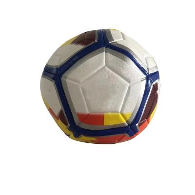 China Size 5 PVC Leather Training PVC Soccer Ball Laminated Thermal Bonded Football Futsal Leather for sale