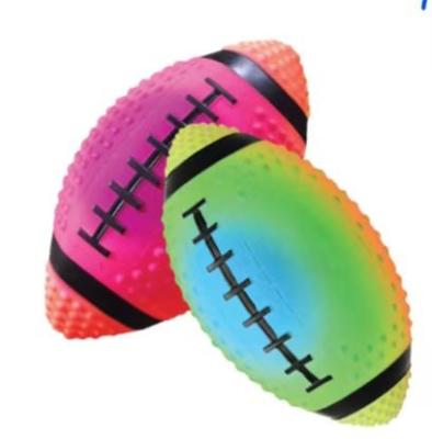 China High Quality Compound PU Leather American Football Rubber Durable Junior Youth Size 6 for sale