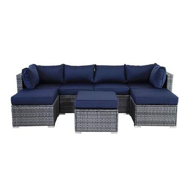 China Patio\Garden\All Weather Outdoor Furniture Garden Rattan Hot Selling Wicker Sofa for sale