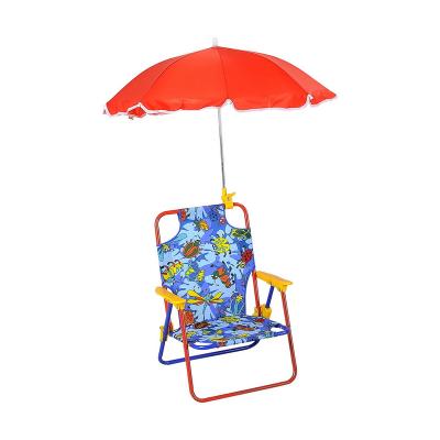 China Cheap Chair Kids Fishing Folding Camping Beach Chair With Umbrella for sale