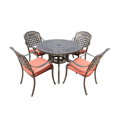 China Garden Set Cast Aluminum Outdoor Garden Patio Furniture Set for sale