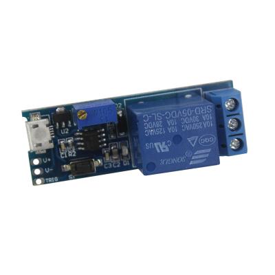 China 5V -30V 5V -30V Delay Relay Trigger Delay Switch Micro USB Machine Tool Delay Relay Timer Module for sale