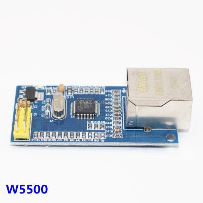 China W5500 Ethernet Network Module Hardware TCP/IP Microcontroller 51/STM32 Program Above W5100 55mm x 28mm for sale